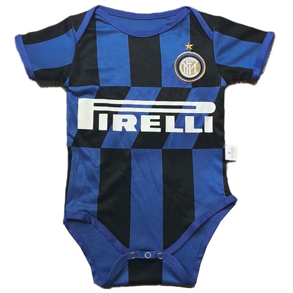 Camiseta Inter Milan 1ª Kit Onesies Niño 2019 2020 Azul Negro